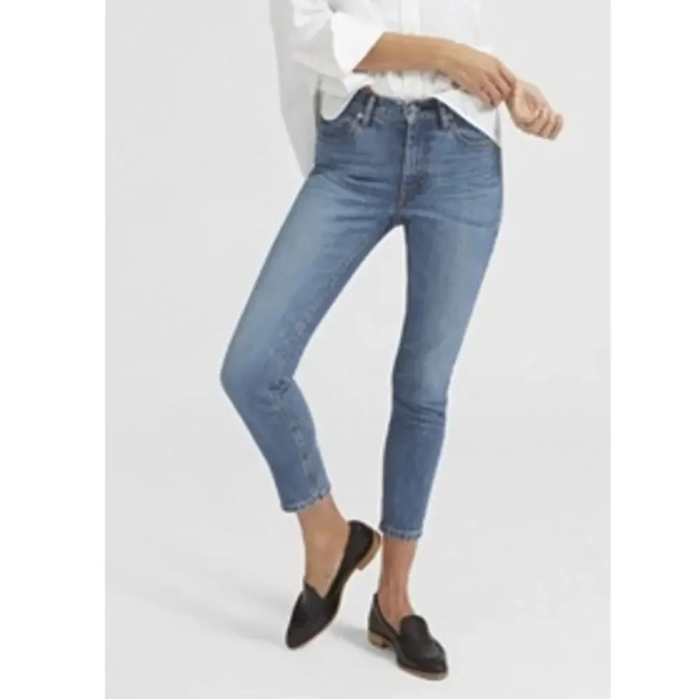 Everlane High Rise Slim Ankle Jeans